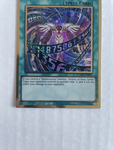 MGED-EN051 YUGIOH NUMERON STORM PREMIUM GOLD RARE YU-GI-OH (back)