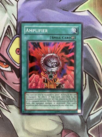AST-040 Amplifier Super Rare Unlimited Edition Near Mint Yugioh Card