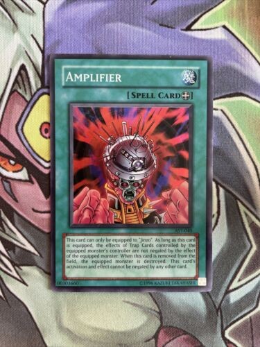 AST-040 Amplifier Super Rare Unlimited Edition Near Mint Yugioh Card