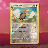 Pokemon Card Noctowl Burning Shadows Reverse Holo 107/147 Near Mint