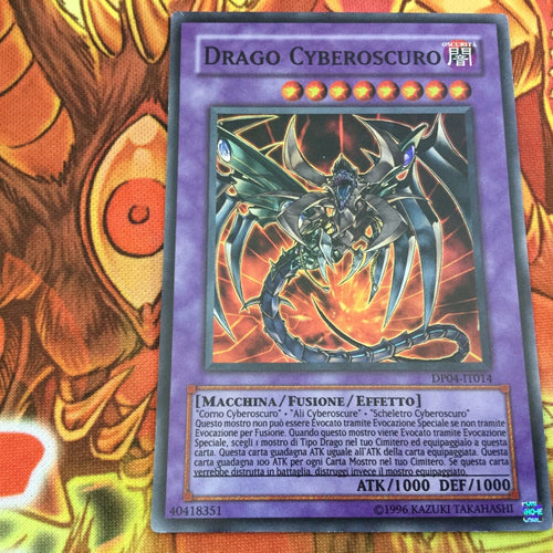 DP04-IT014 Yugioh Cyberdark Dragon -(super Rare - VG) ITALIAN