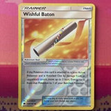 Pokemon Card Wishful Baton Burning Shadows Reverse Holo 128/147 NM