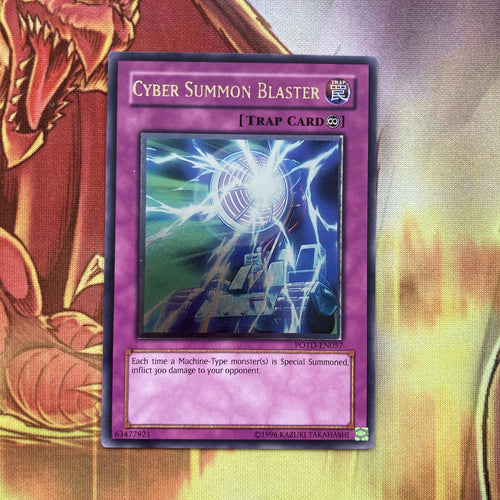 POTD-EN057 Cyber Summon Blaster Ultimate Rare Yugioh Card