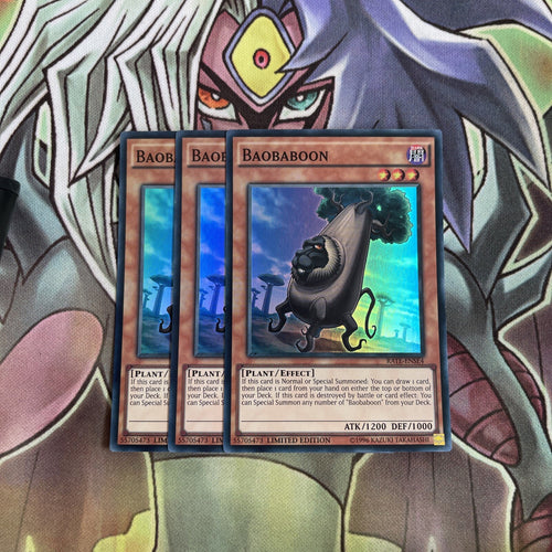 RATE-ENSE4 Baobaboon Super Rare Excellent Condition Yugioh