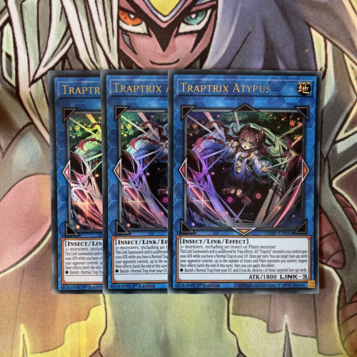 SDBT-EN043 x3 Traptrix Atypus Ultra Rare Excellent Condition Yugioh
