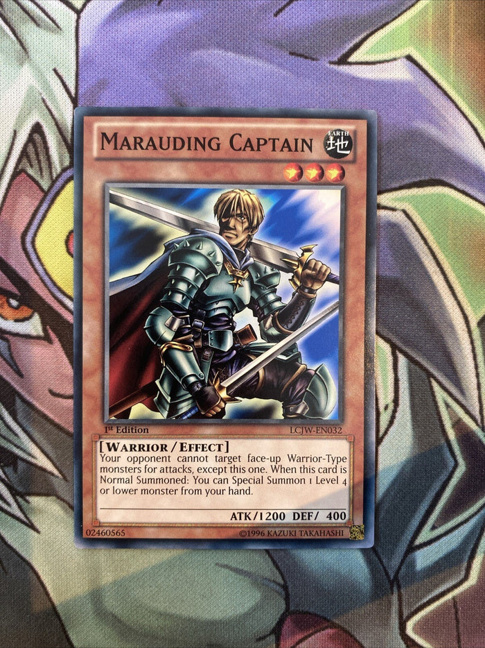 LCJW-EN032 Maruading Captain Common 1st Edition NM Yugioh Card