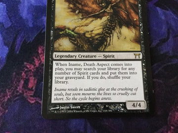Iname, Death Aspect - Kamigawa Excellent Magic MTG (back)
