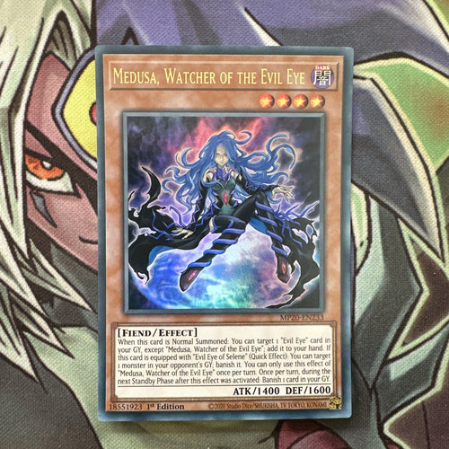 MP20-EN233 Medusa, Watcher Of The Evil Eye Ultra Rare 1st Edition NM Yugioh Card