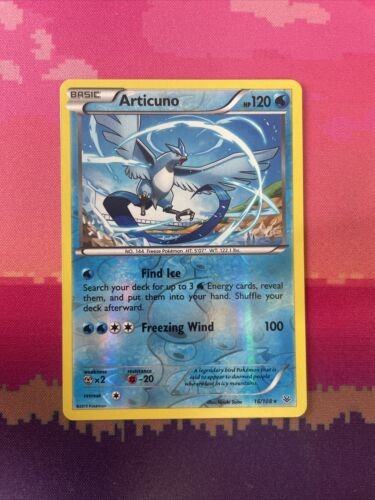 Pokemon Card Articuno Roaring Skies Reverse Holo 16/108 NM