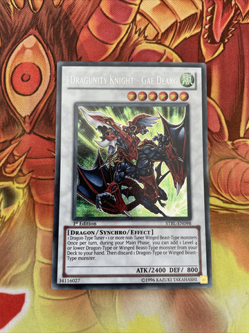 STBL-EN098 Yugioh Dragunity knight - Gae Dearg 1st edition Secret rare NM