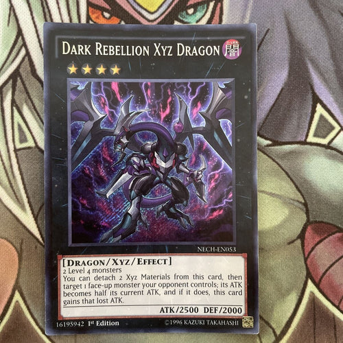 NECH-EN053 Dark Rebellion XYZ Dragon Secret Rare 1st Edition NM Yugioh