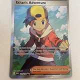 Ethans Adventure Full Art Trainer Card 221/182 Holo Ultra Rare