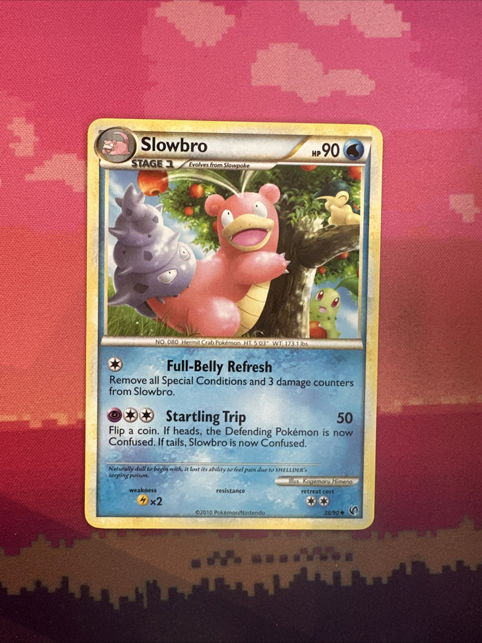 Pokemon Card Slowbro Undaunted Uncommon 38/90 Near Mint
