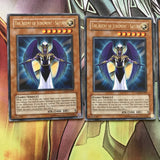 CP03-EN009 3x (P) The Agent of Judgment - Saturn - Rare - Promo Edition Yugioh