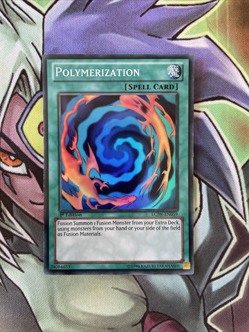 LCJW-EN059 Polymerization Super Rare 1st Edition LP Yugioh Card