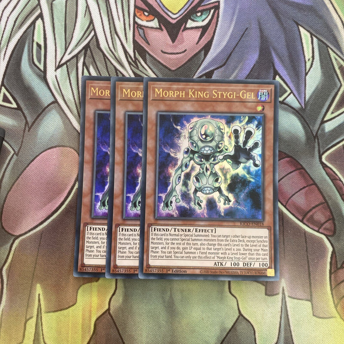KICO-EN018 x3 Morph King Stygi-Gel Ultra Rare Excellent Condition Yugioh