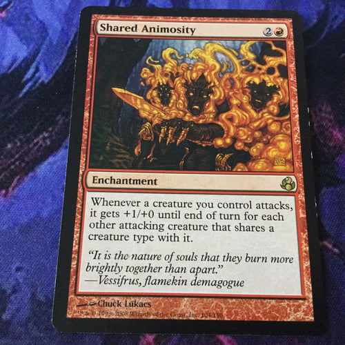 Shared Animosity - Morningtide Excellent Magic MTG