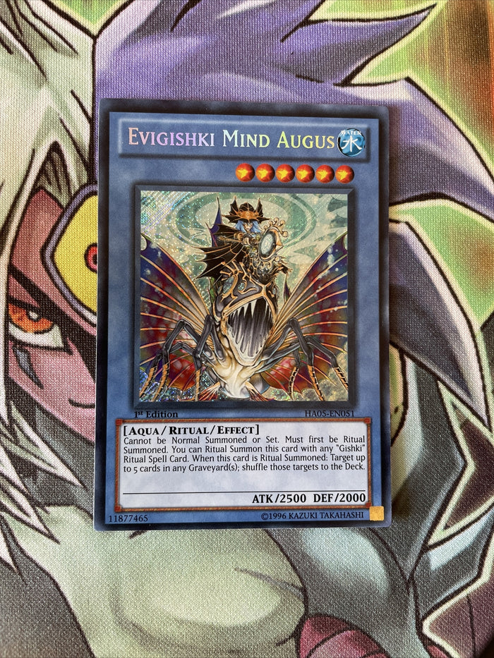HA05-EN051 Evigishki Mind Augus Secret Rare Varying Eds NM Yugioh Card