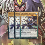 SDMP-EN002 x3 Dragonpit Magician Common Excellent Condition Yugioh