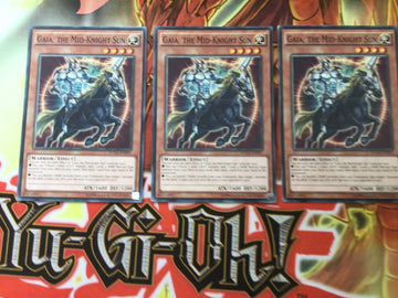 DUEA-EN091 Yugioh 3x Gaia, The Mid-Knight Sun (Mixed)