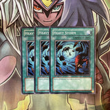 SD4-EN019 x3 Heavy Storm Common Excellent Condition Yugioh