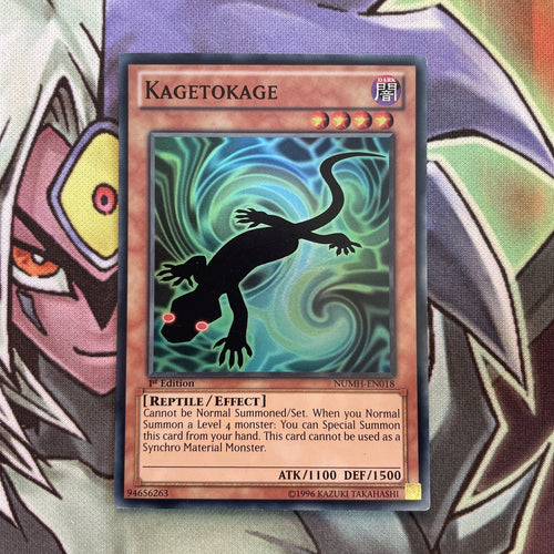 NUMH-EN018 Kagetokage Super Rare 1st Edition NM Yugioh Card
