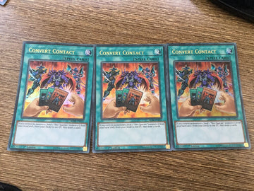 BLRR-EN055 3x Convert Contact Ultra Rare 1st Edition YuGiOh Cards