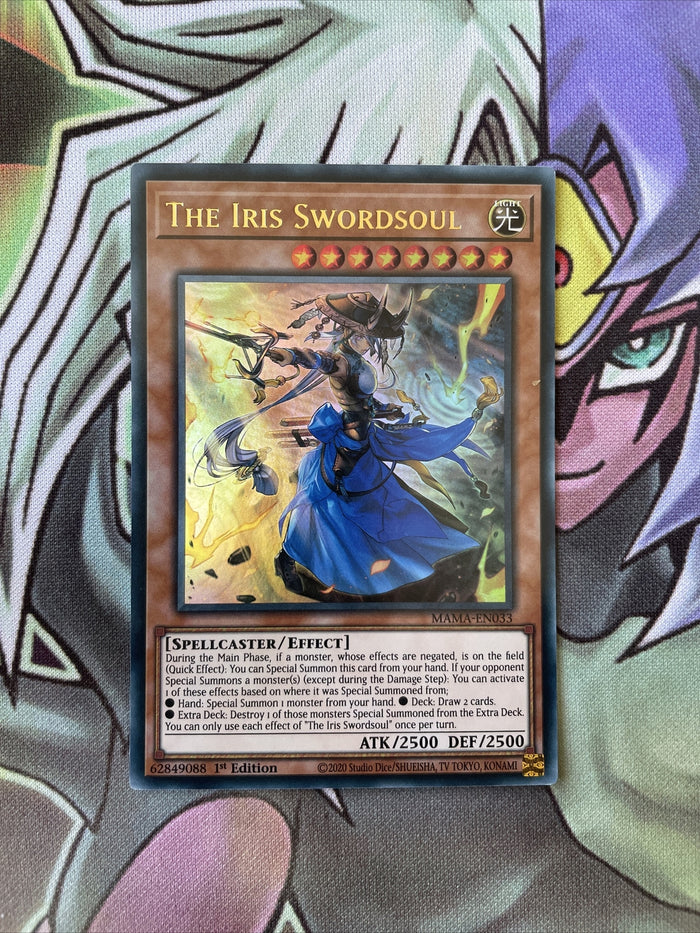 MAMA-EN033 The Iris Swordsoul Ultra Rare 1st Edition NM Yugioh Card