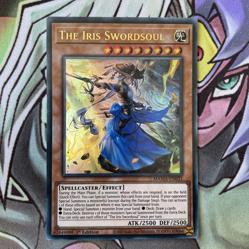 MAMA-EN033 The Iris Swordsoul Ultra Rare 1st Edition NM Yugioh Card