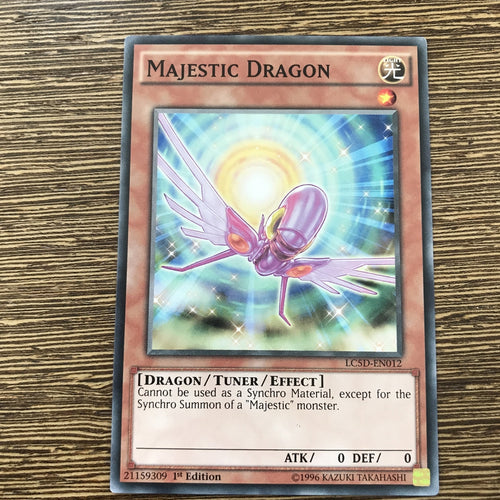 LC5D-EN012 Majestic Dragon 1st Common Near Mint NM Yugioh!