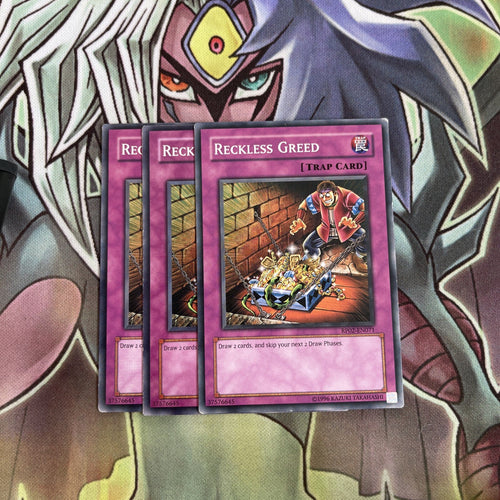 RP02-EN071 Reckless Greed Common Excellent Conditon Yugioh