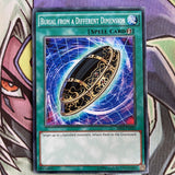 SR04-EN025 Burial From A Different Dimension Common UNL Edition NM Yugioh Card