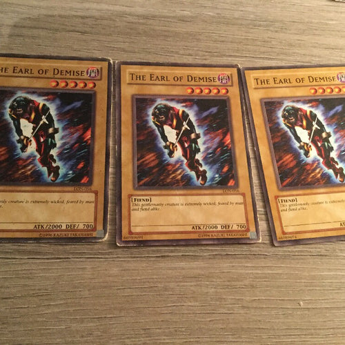 lon Yugioh 3x The Earl Of Demise Mixed Sets (Mixed)!