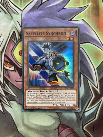 LED6-EN025 Satellite Synchron Super Rare 1st Edition NM Yugioh Card