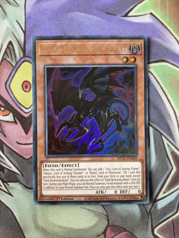 MP21-EN249 Dark Beckoning Beast Ultra Rare 1st Edition NM Yugioh Card