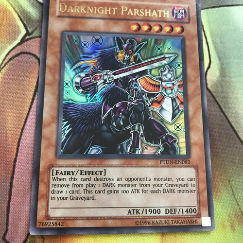 PTDN-EN082 Darknight Parshath Ultra Rare Unl Edition YuGiOh
