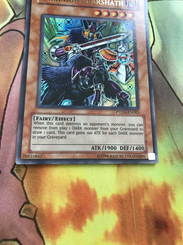PTDN-EN082 Darknight Parshath Ultra Rare Unl Edition YuGiOh (back)