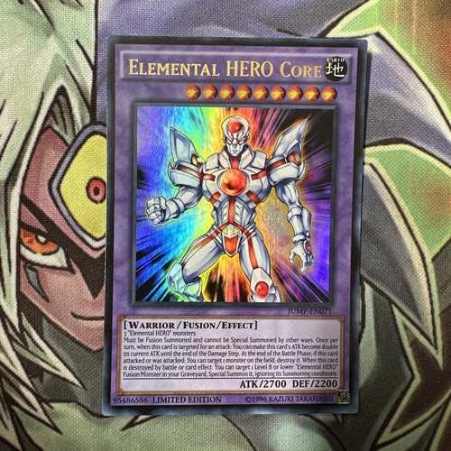 JUMP-EN071 Elemental Hero Core Ultra Rare Limited Edition NM Yugioh Card