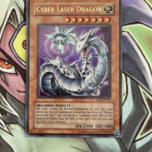 SOI-EN007 Cyber Laser Dragon Ultra Rare UNL Edition NM Yugioh Card