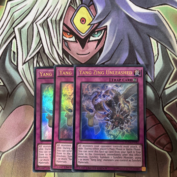 DUEA-ENDE2 x3 Yang Zing Unleashed Ultra Rare Excellent Condition Yugioh