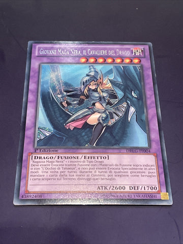Dark Magician Girl the Dragon Knight DRLG-IT004 Secret 1st Ed ITALIAN Yugioh