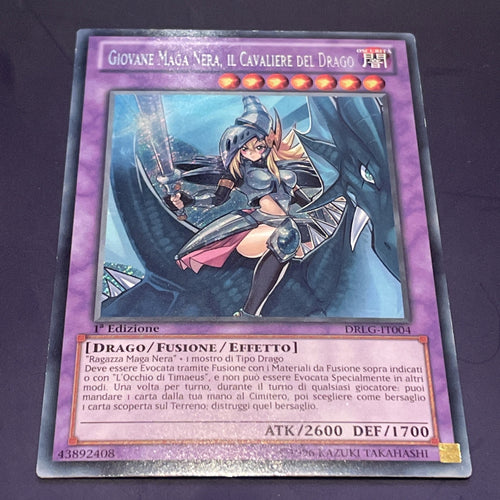 Dark Magician Girl the Dragon Knight DRLG-IT004 Secret 1st Ed ITALIAN Yugioh