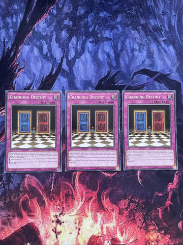 LC5D-EN081 x3 Changing Destiny 1st Edition Mint YuGiOh Card