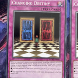 LC5D-EN081 x3 Changing Destiny 1st Edition Mint YuGiOh Card