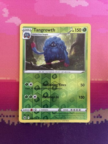 Pokemon Card Tangrowth Crown Zenith Reverse Holo Rare 005/159 Near Mint