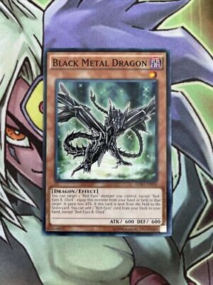 LDK2-ENJ06 Black Metal Dragon Common Unl Edition NM Yugioh Card