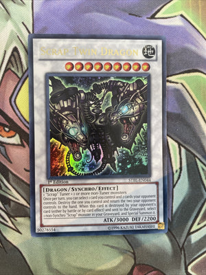 STBL-EN044 Scrap Twin Dragon Ultra Rare 1st Edition NM Yugioh Card