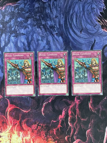 AP06-EN027 X3 Royal Command COMMON PLAYSET YuGiOh