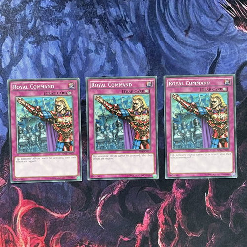 AP06-EN027 X3 Royal Command COMMON PLAYSET YuGiOh