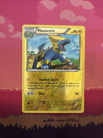 Pokemon Card Manectric Roaring Skies Reverse Holo Uncommon 25/108 Near Mint